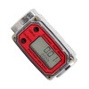 Mini Digital Turbine Flowmeter Diesel Fuel Flow Meter 10‑200L 1"
