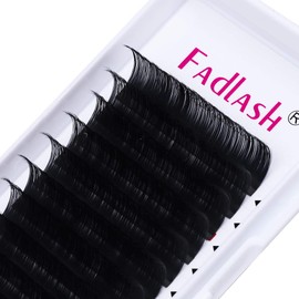 Lash Extension D Curl 15-20mm Eyelash Extension Mixed Tray Silk Classic Lash Extensions Supplies Individual Eyelash Extensions (0.20-D, 15-20mm Mix)