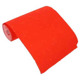 HEALLILY Xuan Paper Red Roll Chinese Spring Festival Scrolls Red Chunlian Duilian Paper Chinese New Year Calligraphy Rice Red Paper 17CM Red Codiaeum