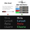 CHALKY CROWN Magnetic Dry Erase Menu Board for Fridge Includes