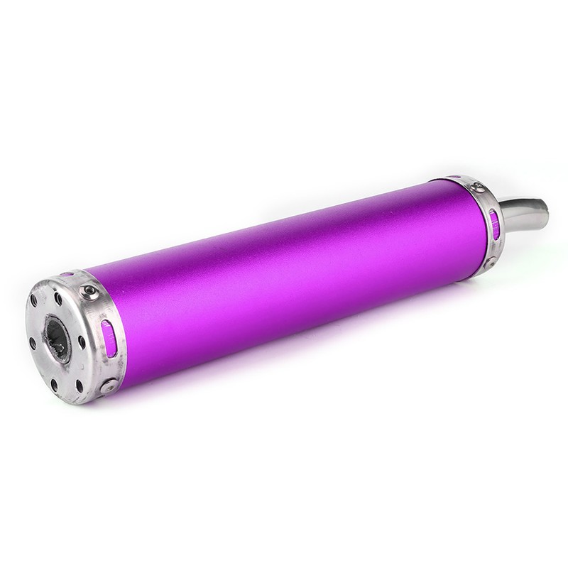 Stainless Steel Exhaust Muffler Silencer 20mm/0.8in Modified Parts for 2