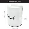 AuldHome White Enamel Sponge Holder; Rustic Enamelware Kitchen Sink Accessory