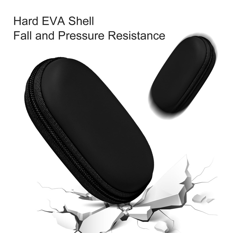Miloocul EVA Ellipsoid Wired Earbud Case Headphone Storage Bag in-Ear