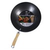 Non Stick Carbon Steel Wok 11" / 28cm Diameter for