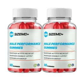 SizeMD 2-Pack SizeMD+ Male Gummies - Size MD for Men Vitamin Supplement - 120 Gummies