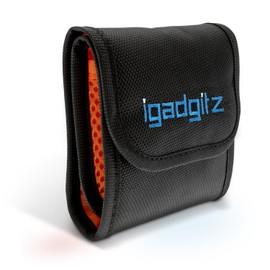 iGadgitz 3 Pocket Lens Filter Bag Pouch Wallet Case For SLR & DSLR Cameras