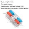 MTUERANC Wire Connectors, Compact Lever Quick Connect Wire Nuts, 2
