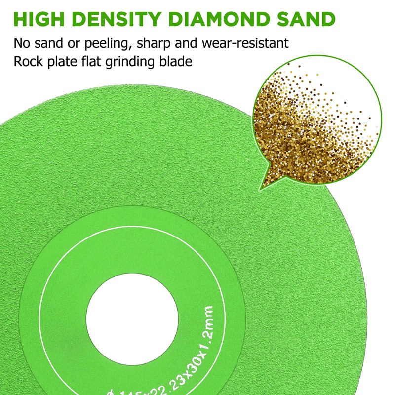 Lothee 5 Pcs Rock Slab Grinding Disc, Glass Cutting Disc
