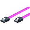 MicroConnect SATA Cable 50cm with Clip 7-Pole to 7-Pole SATA