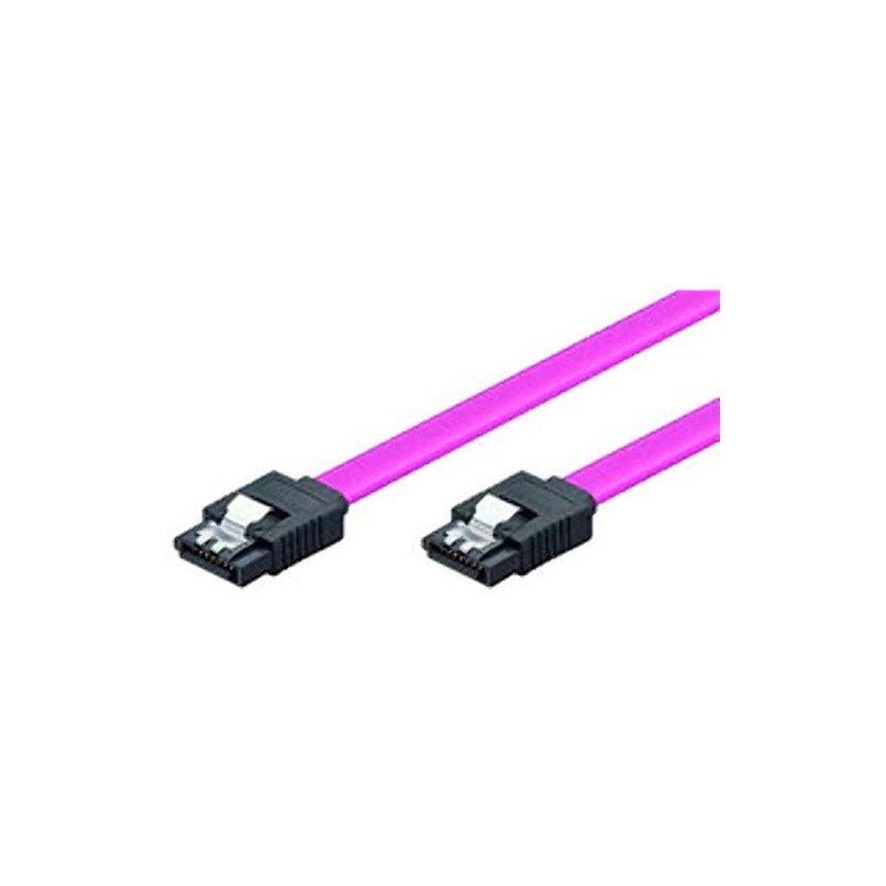 MicroConnect SATA Cable 50cm with Clip 7-Pole to 7-Pole SATA