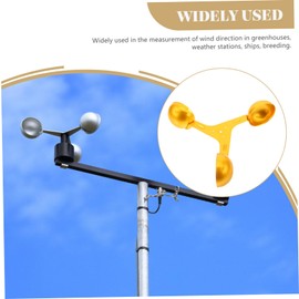 Levemolo Anemometer Wind-Speed Monitoring Sensor Cup Sensor for Accurate Wind Measurement Greenhouses and Weather Stations