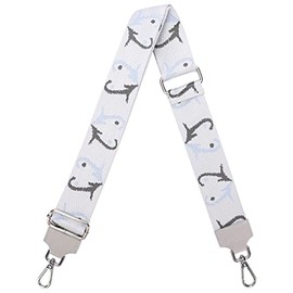 Ever Bloom Wide Shoulder Strap for Bag, Ital. 5 cm Shoulder Strap, Bag Strap, Chest Strap with Carabiner, Change Strap for Handbag, DIY Accessories