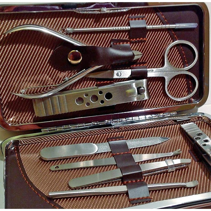 Maranda-Ti Manicure Brown - 9-Piece