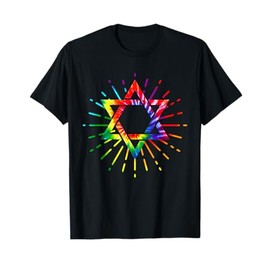 Star of David Tie Dye Hanukkah Jewish Holiday Jews T-Shirt