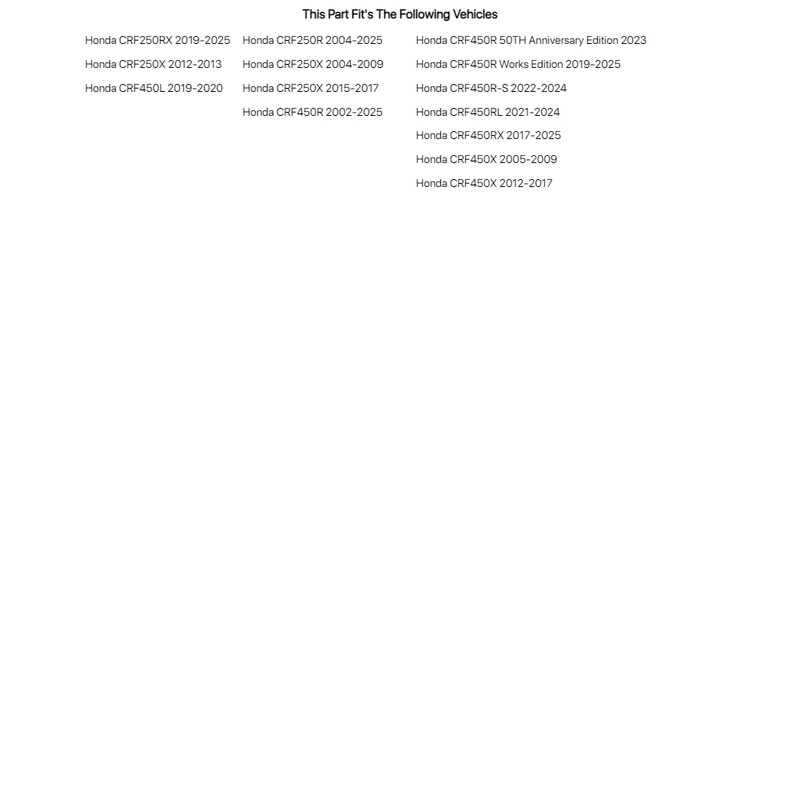 Tusk Throttle Tube For Honda CRF450RL 2021-2022