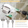 3Pcs PVC Pipe Threader Kit, 1/2, 3/4 and 1 Inch