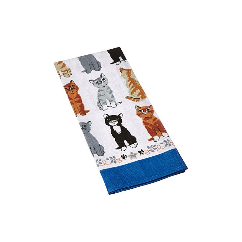 Kittens Arrived Linen Tea Towel
