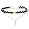 BetterJonny 43pcs Classic Stretch Colorful Choker Necklace Black Velvet Gothic