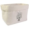 Large 'Tied Flower Bouquet' Canvas Organiser/Storage Bag (OR00033129)