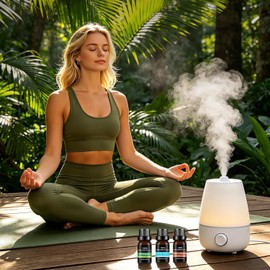 Aceites esenciales de aromaterapia,Set de aromaterapia de 12 botellas, kit de aceites esenciales,elaborado con ingredientes naturales, Adecuado para difusores, fabricación de velas, masajes y meditación.