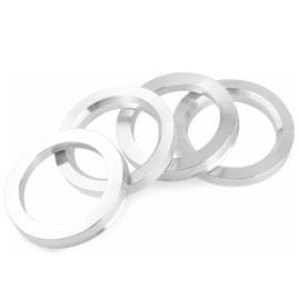 4pcs HUB CENTRIC RING 73.1mm/56.1mm Aluminum Hub Rings with Brim