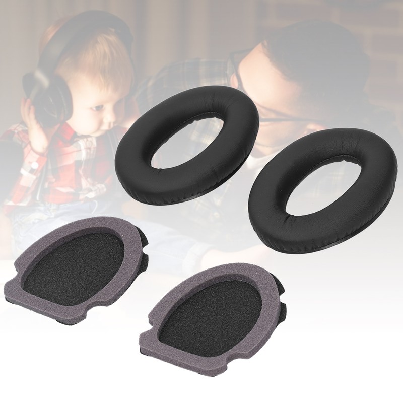 Replaceable Memory Foam Earpad Kit Sleeve with Pad Cotton for