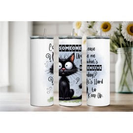 Unbranded What's Offensive, 20oz Tumbler, Hot/Cold, Straw, Stainless, Leak Proof (#675)