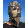 Sturmhaube in Olive Camouflage mit Netz vor Augen für Absolute