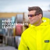 Riley Stream Red Safety Glasses for Work - Lightweight Sports