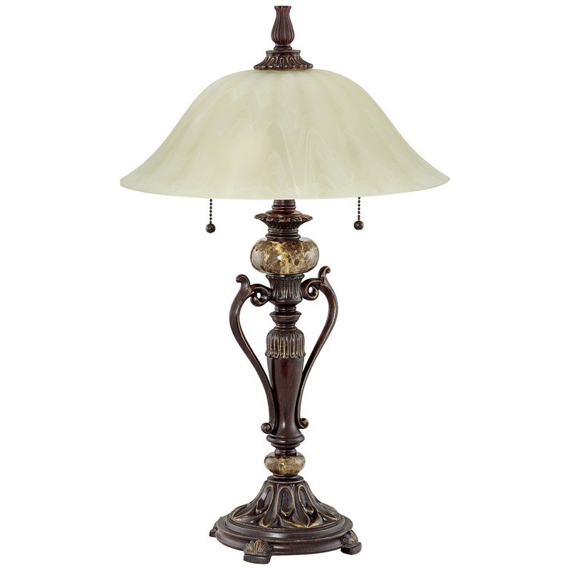 kathy ireland Amor Traditional Vintage Table Lamp 26" High Bronze