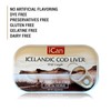 Wild Cod Liver Canned From Iceland 4.06 oz pack of