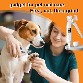 Ojitos Miel Nail Clipper for Cat & Dogs with Light - 2 in 1 Nail Clipper Trimmer and Grinder for Pets