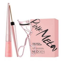 Neogen Extra Slim Metal Maxi Mascara Black & Pink Metal Eyelash Curler Duo Set, BLACK, 3 Pieces / 네오젠 엑스트라 슬림 메탈 맥시 마스카라 블랙&핑크 메탈 뷰러 듀오세트, BLACK(블랙), 3개