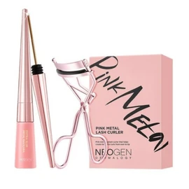 Neogen Extra Slim Metal Maxi Mascara Black & Pink Metal Eyelash Curler Duo Set, BLACK, 3 Pieces / 네오젠 엑스트라 슬림 메탈 맥시 마스카라 블랙&핑크 메탈 뷰러 듀오세트, BLACK(블랙), 3개