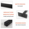 Floating Shelf Brackets 10 Inch, Heavy Duty Black Industrial Pipe