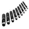 S&R Round Steel Hollow Punch Set, 9 Pieces, 3-14 mm