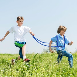 YNOYMO Horse Lead for Playing for Children, Horse Harness, Children's Lead, Lead Rope, Horse Things Toy for Horses, Harness Play, Children's Lead for Outdoor, Boys and Girls, Role Play (Blue)