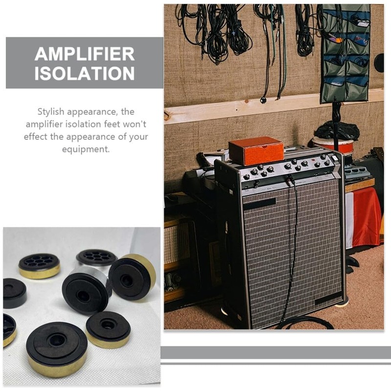 OSALADI 20pcs Speaker Isolation Feet Pads for Subwoofer and Audio