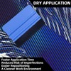 Lypumso 2D Holographic Carbon Fiber Vinyl Wrap, High Gloss Blue