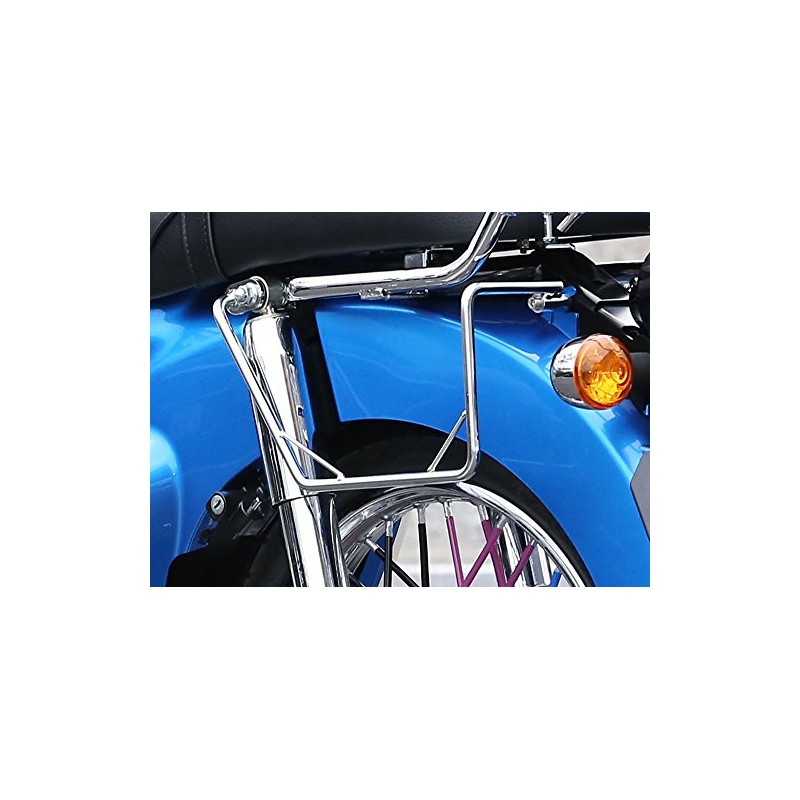 Kijima Honda 210-4932 Motorcycle Parts Bag Support, Plated, Left Side,