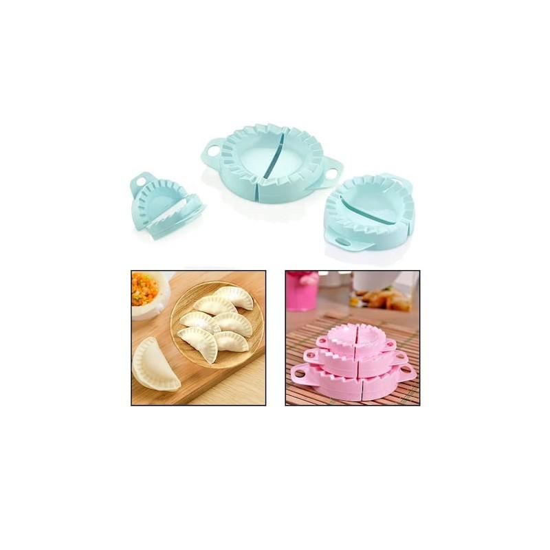 6 PK Dumpling MOLDS -Dough Press, Meat Pie Pastry Sealer