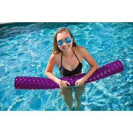 Wow Sports WOW Dipped Non-Slip Ribbed Foam Pool Noodle - Purple (17-2070P)