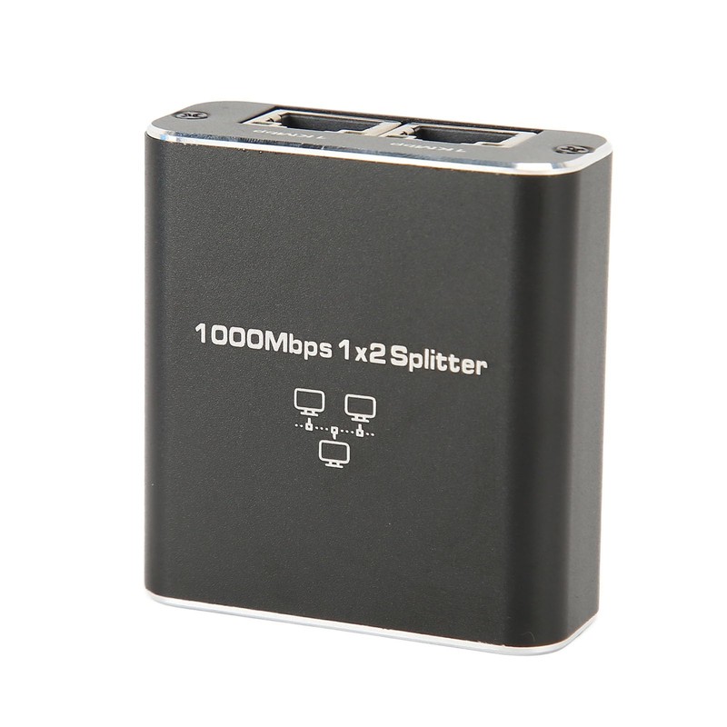 2 Port Gigabit Unmanaged Ethernet Switch, 1000Mbps 1 in 2