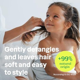 ATTITUDE Kids Detangling Spray, Leave-In, No-Rinse Hair Detangler for Knots & Tangles, Gentle, EWG Verified, Plant-Based, Vegan, Watermelon & Coco Sce