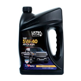 ULTRA 1PLUS SAE 5W-40 Full Synthetic Heavy-Duty Diesel Engine Oil - 5W 40 Motor Oil API CK-4/SN (1 Gallon)
