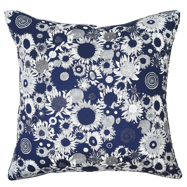 DDintex FLORET LONDON Cushion Cover Small Sass Navy 45x45cm [Liberty
