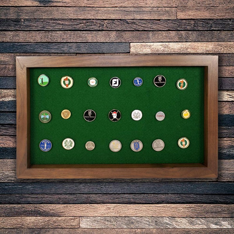 Eureka Golf Products Golf Ball Marker Display Case | Holds