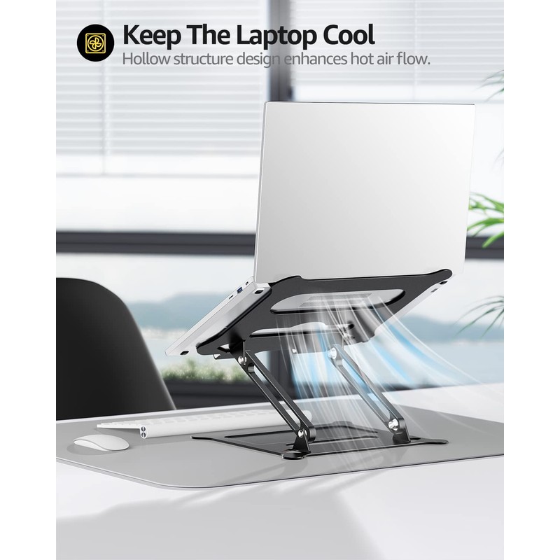 Urmust Laptop Notebook Stand Holder Adjustable Laptop Stand Portable Computer