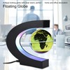 Floating Globe Magnetic Levitation Rotating Globe with Colorful LED Light