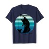 Fish fishing fisher fisherman retro vintage sunset water2 T-Shirt